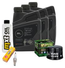 Inspektionspaket 3L 20W-50 + Ölfilter + 1x Zündkerze für Kymco MyRoad i 700 ccm