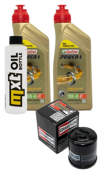 Inspection package 2L 10W-40 + oil filter + 1x spark plug for Malaguti Madison R 125 ccm