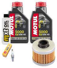 Paquete de inspección 2L 10W-40 + filtro de aceite + 1x bujía para Peugeot Elystar 125 ccm