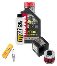 Pacchetto di ispezione 1L 10W-40 + filtro olio + 1x candela per Peugeot Elyseo 125 ccm