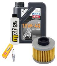 Inspektionspaket 1L 10W-40 + Ölfilter + 1x Zündkerze für Peugeot Elyseo 125 ccm