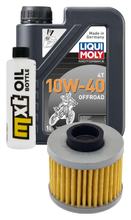 Pacchetto di ispezione 1L 10W-40 + filtro olio + 1x candela per Peugeot Elyseo 125 ccm