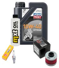 Inspektionspaket 1L 10W-40 + Ölfilter + 1x Zündkerze für Peugeot Elyseo 125 ccm