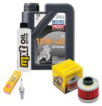 Inspektionspaket 1L 10W-40 + Ölfilter + 1x Zündkerze für Peugeot Elyseo 125 ccm