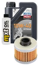 Pacchetto di ispezione 1L 10W-40 + filtro olio + 1x candela per Peugeot Elyseo 125 ccm