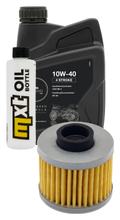 Inspektionspaket 1L 10W-40 + Ölfilter + 1x Zündkerze für Peugeot Elyseo 125 ccm