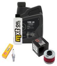 Inspektionspaket 1L 10W-40 + Ölfilter + 1x Zündkerze für Peugeot Elyseo 125 ccm