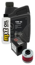 Inspektionspaket 1L 10W-40 + Ölfilter + 1x Zündkerze für Peugeot Elyseo 125 ccm
