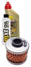 Inspection package 1L 10W-40 + oil filter + 1x spark plug for Peugeot Elyseo 125 ccm