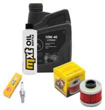 Inspektionspaket 1L 10W-40 + Ölfilter + 1x Zündkerze für Peugeot Elyseo 125 ccm