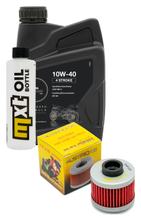 Inspektionspaket 1L 10W-40 + Ölfilter + 1x Zündkerze für Peugeot Elyseo 125 ccm