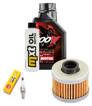 Inspection package 1L 5W-40 + oil filter + 1x spark plug for Peugeot Citystar AC 125 ccm