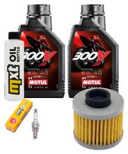 Inspectiepakket 2L 5W-40 + Oliefilter + 1x Bougie voor Peugeot Geopolis Satelis 125 ccm