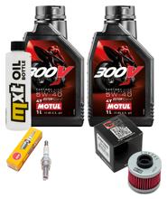Inspectiepakket 2L 5W-40 + Oliefilter + 1x Bougie voor Peugeot Geopolis Satelis 125 ccm
