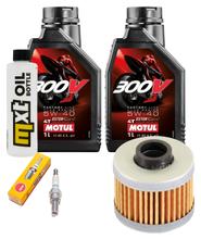 Inspection package 2L 5W-40 + oil filter + 1x spark plug for Peugeot Geopolis Satelis 125 ccm