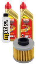 Inspektionspaket 2L 5W-40 + Ölfilter + 1x Zündkerze für Peugeot Geopolis Satelis 125 ccm