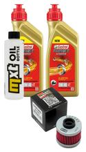 Inspektionspaket 2L 5W-40 + Ölfilter + 1x Zündkerze für Peugeot Geopolis Satelis 125 ccm