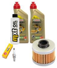 Inspection package 2L 10W-40 + oil filter + 1x spark plug for Peugeot Jet-Force 125 ccm