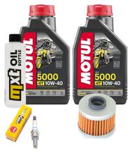 Inspection package 2L 10W-40 + oil filter + 1x spark plug for Peugeot Jet-Force 125 ccm