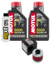 Kit d'inspection 2L 10W-40 + filtre à huile + 1x bougie pour Peugeot Jet-Force 125 ccm