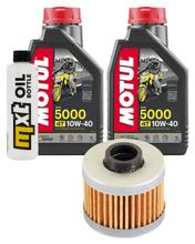 Kit d'inspection 2L 10W-40 + filtre à huile + 1x bougie pour Peugeot Jet-Force 125 ccm