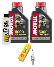 Inspection package 2L 10W-40 + oil filter + 1x spark plug for Peugeot Jet-Force 125 ccm