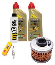 Inspection package 2L 10W-40 + oil filter + 1x spark plug for Peugeot Jet-Force 125 ccm