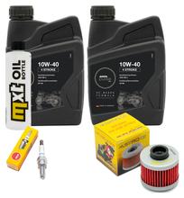 Inspection package 2L 10W-40 + oil filter + 1x spark plug for Peugeot Jet-Force 125 ccm