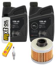 Inspection package 2L 10W-40 + oil filter + 1x spark plug for Peugeot Jet-Force 125 ccm