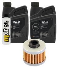 Pacchetto di ispezione 2L 10W-40 + filtro olio + 1x candela per Peugeot Jet-Force 125 ccm