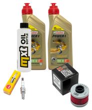 Inspection package 2L 10W-40 + oil filter + 1x spark plug for Peugeot Jet-Force 125 ccm
