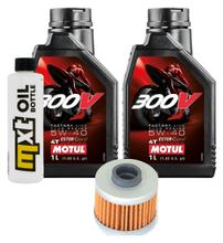 Pacchetto di ispezione 2L 5W-40 + filtro olio + 1x candela per Peugeot Satelis Kompressor 125 ccm