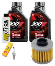 Inspection package 2L 5W-40 + oil filter + 1x spark plug for Peugeot Satelis Kompressor 125 ccm