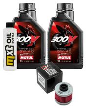 Pacchetto di ispezione 2L 5W-40 + filtro olio + 1x candela per Peugeot Satelis Kompressor 125 ccm