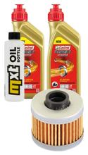 Kit d'inspection 2L 5W-40 + filtre à huile + 1x bougie pour Peugeot Satelis Kompressor 125 ccm