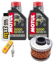 Inspektionspaket 2L 10W-40 + Ölfilter + 1x Zündkerze für Peugeot Elyseo 150 ccm