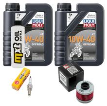Inspektionspaket 2L 10W-40 + Ölfilter + 1x Zündkerze für Peugeot Elyseo 150 ccm