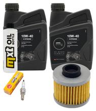 Inspectiepakket 2L 10W-40 + Oliefilter + 1x Bougie voor Peugeot Elyseo 150 ccm