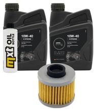 Paquete de inspección 2L 10W-40 + filtro de aceite + 1x bujía para Peugeot Elyseo 150 ccm