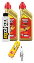 Pacchetto di ispezione 2L 5W-40 + filtro olio + 1x candela per Peugeot Satelis 250 ccm