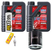 Inspectiekit 2L 5W-40 + Oliefilter + 1x Bougie voor Peugeot Satelis 250 ccm