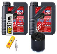 Pacchetto di ispezione 2L 5W-40 + filtro olio + 1x candela per Peugeot Satelis 250 ccm