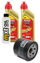 Kit d'inspection 2L 5W-40 + filtre à huile + 1x bougie pour Peugeot Metropolis 400 ccm