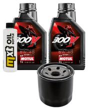 Kit d'inspection 2L 5W-40 + filtre à huile + 1x bougie pour Peugeot Metropolis 400 ccm