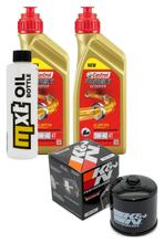 Paquete de inspección 2L 5W-40 + filtro de aceite + 1x bujía para Peugeot Metropolis 400 ccm