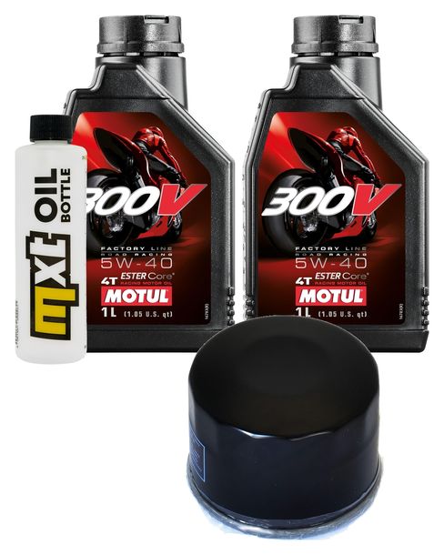 Inspektionspaket 2L 5W-40 + Ölfilter + 1x Zündkerze für Peugeot Satelis, Piaggio X9 400 / 500 ccm Bj. 2001