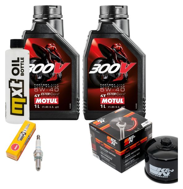 Inspektionspaket 2L 5W-40 + Ölfilter + 1x Zündkerze für Peugeot Satelis, Piaggio X9 400 / 500 ccm Bj. 2001
