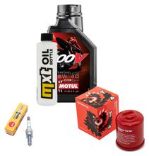 Inspektionspaket 1L 5W-40 + Ölfilter + 1x Zündkerze für Piaggio Fly 125 ccm