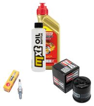 Inspektionspaket 1L 5W-40 + Ölfilter + 1x Zündkerze für Piaggio Fly 125 ccm