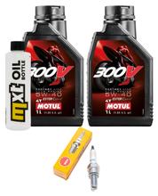 Inspektionspaket 2L 5W-40 + Ölfilter + 1x Zündkerze für Piaggio Liberty 125 ccm Bj. 1997